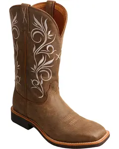 Twisted X Women's Women'S Top Hand Performance Boot Broad Square Toe - Wth0012
