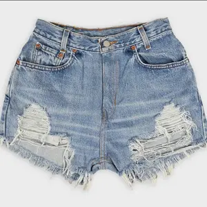 Upcycled Denim Cutoff Shorts
