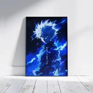 HunterXHunter Poster , Killua Yoldyck Poster Art Modern Poster Wall Art Anime Manga Gift for him Gift for her