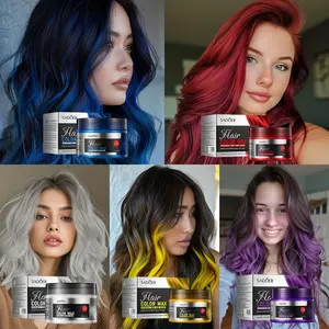 Ultra-long-lasting semi-permanent hair coloring cream, Semi Permanent Hair Dye, ideal for everyday use, parties, cosplay, Halloween, DIY hair coloring, and special occasions like masquerade balls and carnival celebrations.
