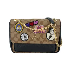 COACH x Disney Klare 26 Crossbody Bag with Monogram Print and Character Emblems