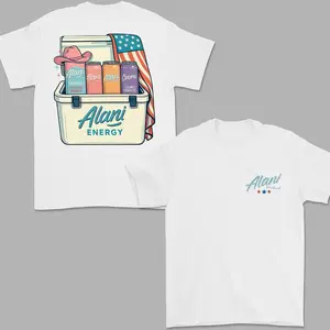 Alani Shirt, 4th of July, Alani Funny Shirt, Cowgirl, US Flag, Vintage Shirt For Woman - High Performance Apparel - Fashion Varieties - Versatile Unisex Wear Cotton Fabric