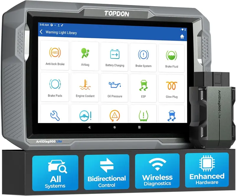 TOPDON Phoenix Lite 2 Diagnostic Scanner – OE-Level Coding, Active Test, 34+ Resets