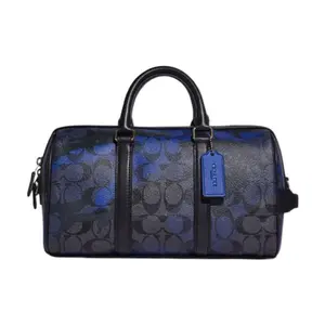 COACH Venturer 27 Monogram Camouflage Print Leather Travel Shoulder Bag for Men