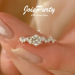 S925 Silver Twinkling Starry Ring – Elegant Everyday Jewelry for Women, Perfect as a Wedding/Party/Anniversary/Festive Gift