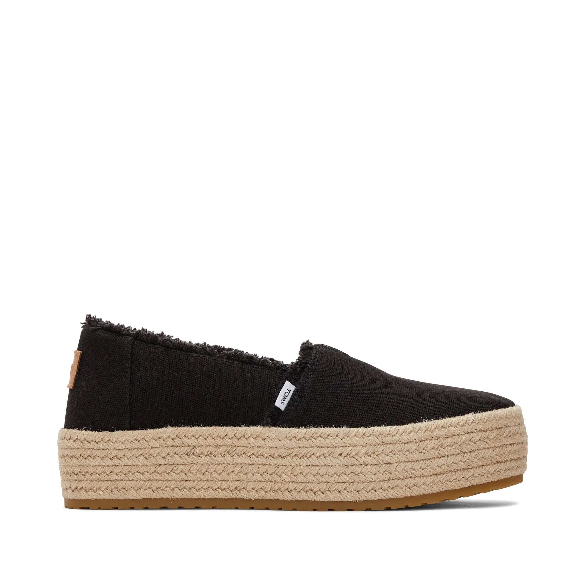 Valencia Black Canvas Platform Espadrille Valencia Black Canvas Platform Espadrille