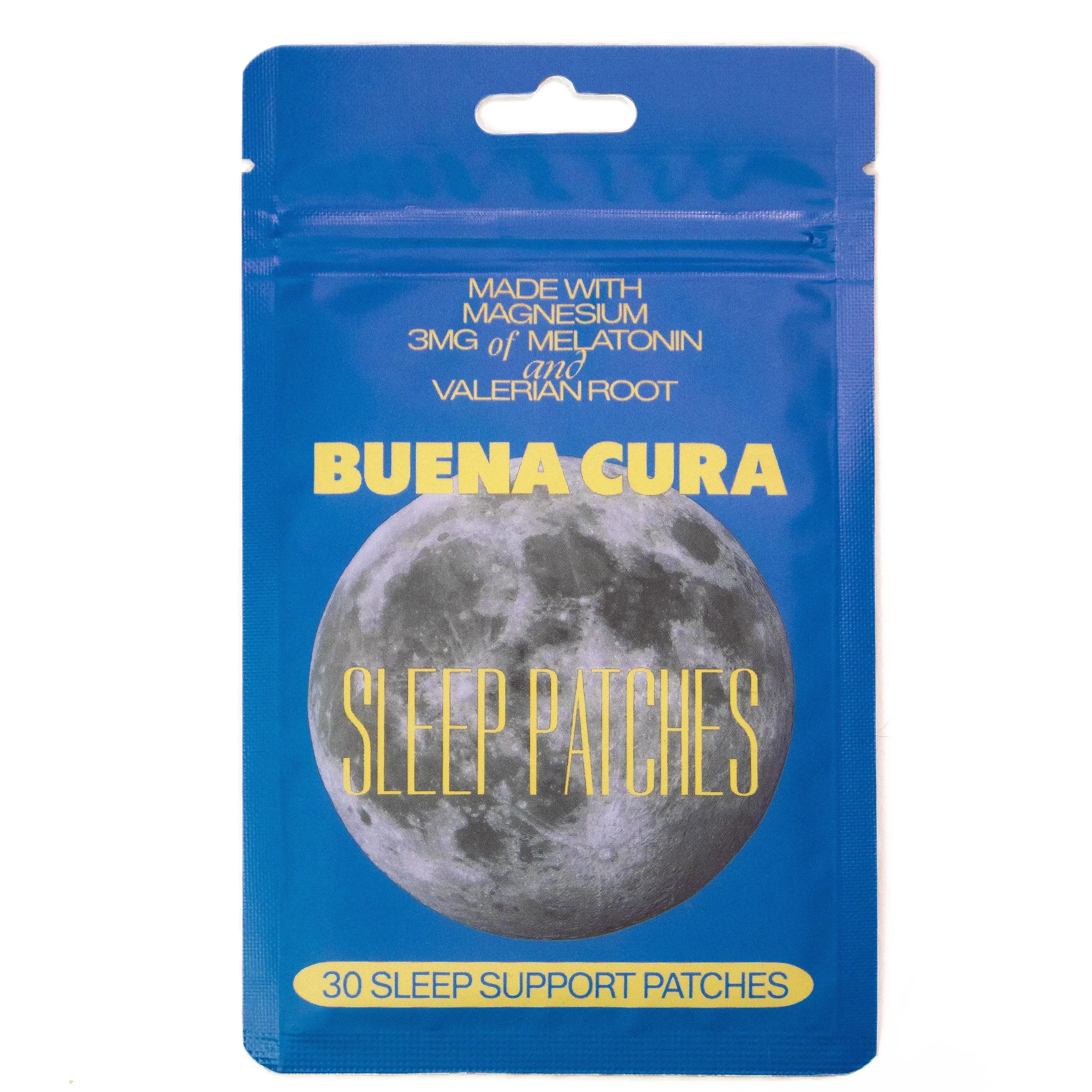 Buena Cura Sleep Patches Melatonin, Magnesium, 5-HTP, GABA, Hops Extract, L-Typtopha, Lavender Essential Oil & Valerian Root