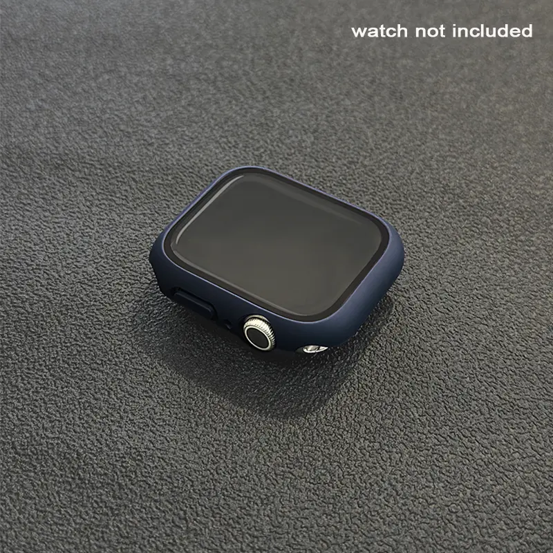 Glass+Cover For Apple Watch case 46mm 44mm 40mm 41mm 45mm 49mm 42mm Screen Protector iWatch serie Ultra 9 8 7 6 SE 5 10 42/46mm Smart Watch Accessories Smartwatch Accessories