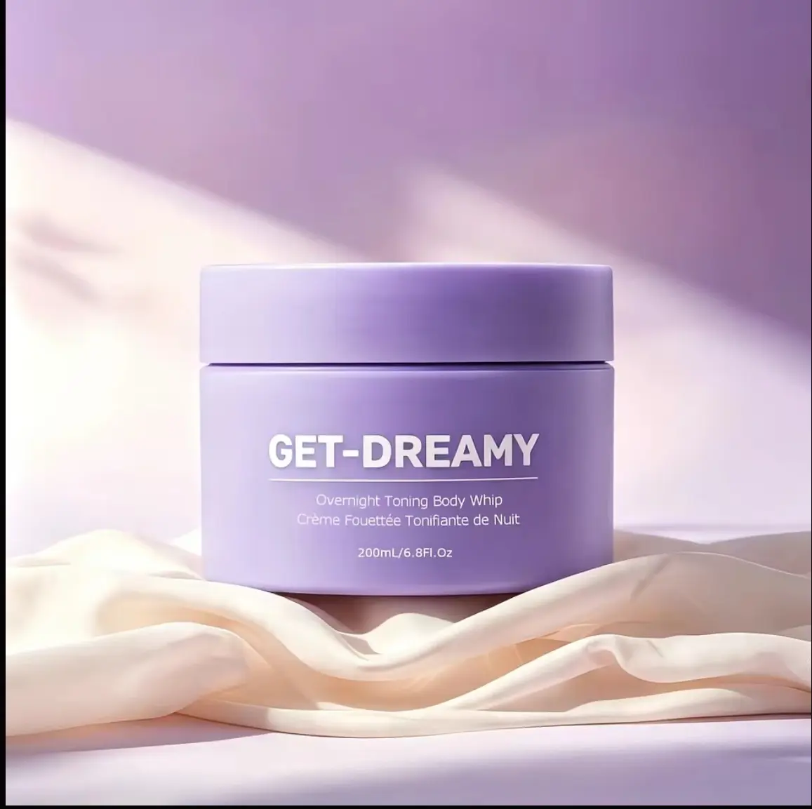 MAELYS GET-DREAMY Overnight Body Whip IClinically Proven Tone & Tighten Cream, MilkThistle for Cellulite & Loose Skin