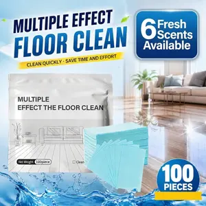 100-Pack Multi-Surface Floor Cleaning Tablets – Fast-Dissolving, Eco-Friendly & Antibacterial Cleaner for Hardwood, Laminate, Tile & RV Walls, Odor Eliminating Home & Travel Maintenance, Pet-Safe