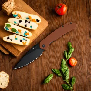 Outdoor EDC D2Steel Blade Bearing Pocket Fruit Knife with Nylon Fiberglass Camping Pocket Knife sharp folding knife Portable