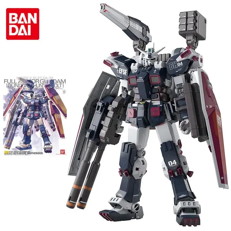 Bandai Gundam Assembly Model Figure MG 1/100 Thunder Universe Battlefront FA78 Full Armor Gundam Ver.ka Genuine Model Decoration