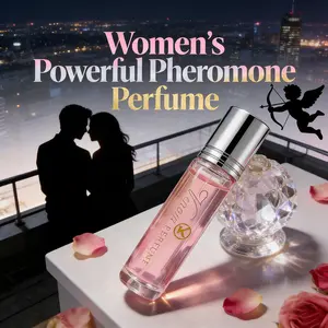 Women's Strong Pheromone Perfume with long-lasting floral fruity woody notes. Infused with attraction pheromones designed to captivate him, make him obsessed with your scent, and share a wild, passionate night together. Perfect Valentine's Day gift.