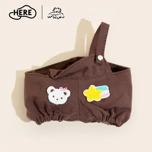 WAKUKU Overalls In Dark Coffee Color Collectible Figurines Bobbleheads