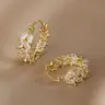 Elegant Earrings, Shining Earrings, Rhinestone Earrings, Chic Gorgeous Jewelry, Fashionable Jewelry for Women & Girls, Trendy All-match & Exquisite Jewelry for Birthday Gift