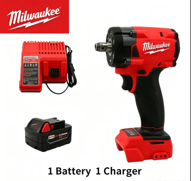 Milwaukee Cordless 3/8" MAX XR Brushless Impact Wrench - Heavy-Duty Hog Ring Lug Nut Remover, Diy Power Tools for Automotive Repairs, High-Torque Mechanical Hardware Accessory electronic brake