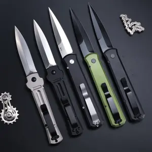AK-C Outdoor Folding Knife, Pure Aluminum Handle, D2 High Hardness Steel, EDC Tool for Camping, Hiking, Fishing, and Driving, Men's Gift