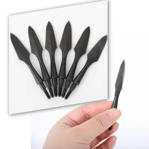 6-Piece Vintage Arrows Universal Threaded Arrows Durable and Sturdy Composite Bow Recurve Bow Replaceable Arrows