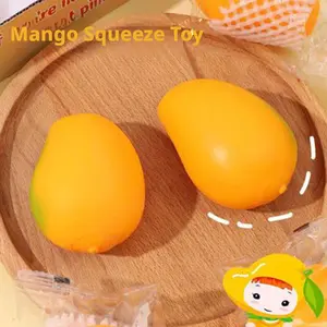 Satisfying Mango Squishies - Anti-Anxiety Squeeze Toy for Adults & Kids