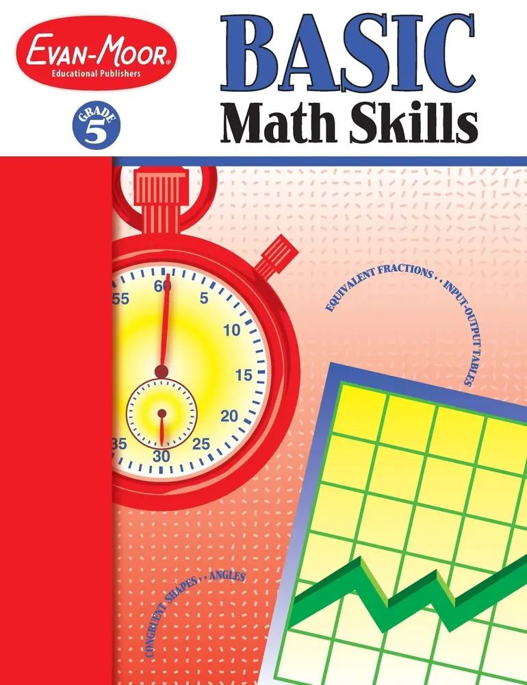 USED-Basic Math Skills Grade 5 by Evan-Moor Educational Publishers (Paperback)