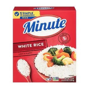 Minute Instant Light and Fluffy White Rice, 72 oz – Quick Cooking Long Grain White Rice, Ready in Minutes, Easy Side Dish for Everyday Meals