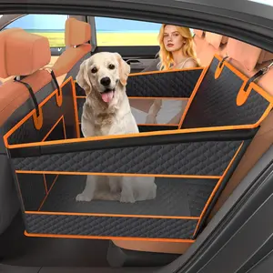 Seat for Large Dogs,  Seat Extender for Dogs, Foldable Pet  Seat with  Oxford Fabric and Non-Slip Bottom, -Around Protection and  Support