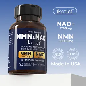 ikotiet 3-in-1 Formula | NMN + NAD Daily Vitality + Cellular Health | 120 Capsules