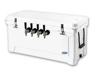 4-6 Tap Jockey Box, 110 Quart Roto, Custom Build