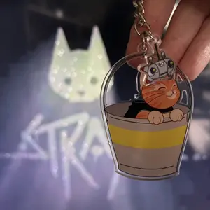 Stray Game keychain