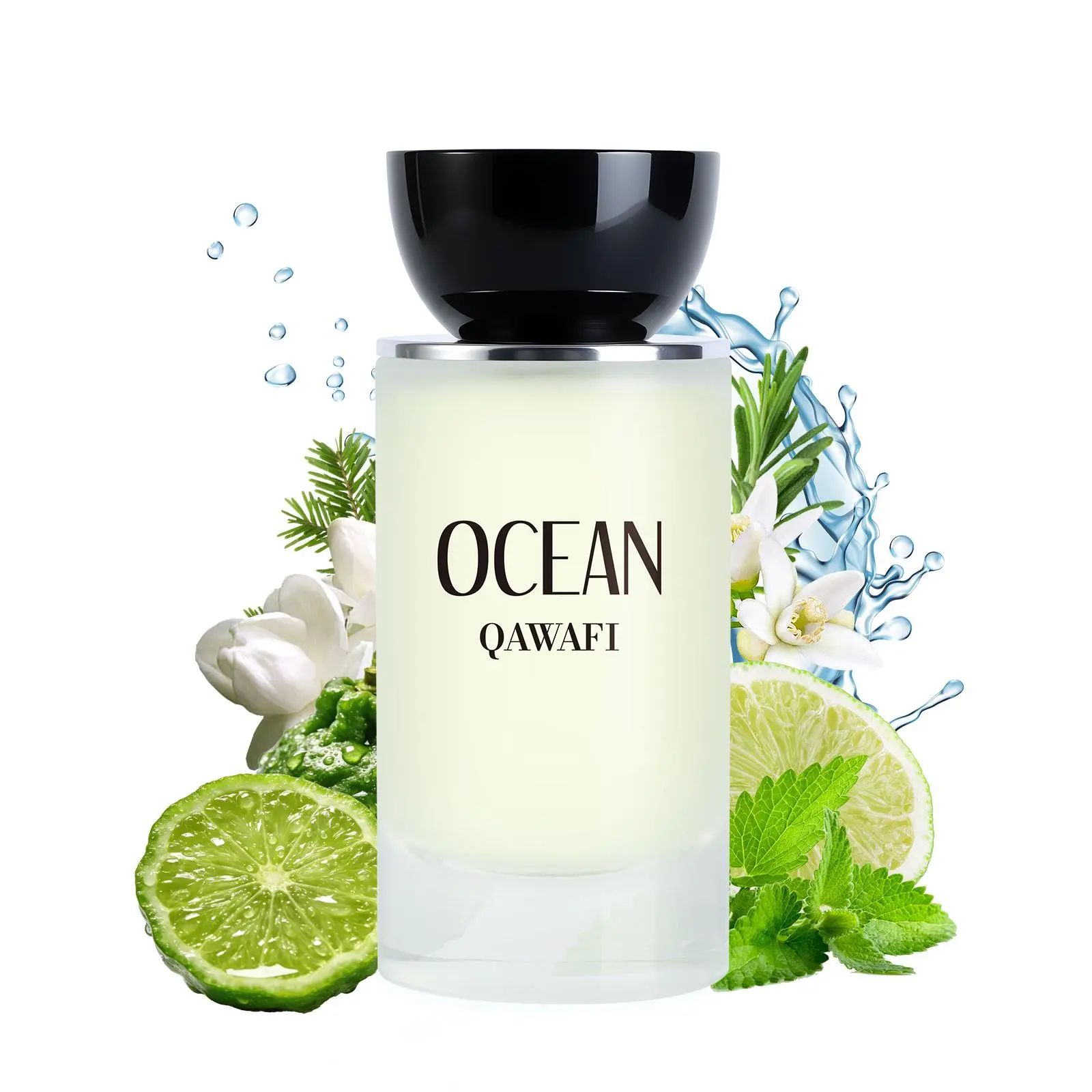 OCEAN | Fresh Aquatic Citrus | Extrait De Parfum 50ml | Marine,Bergamot,Neroli & Cedarwood | Office,Gym &Daily Wear Long Lasting powerful Men's Cologne Citrusy Perfume summerwins