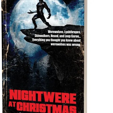 NightWere at Christmas Signed Horror Novel by Jason R. Davis paperback copy