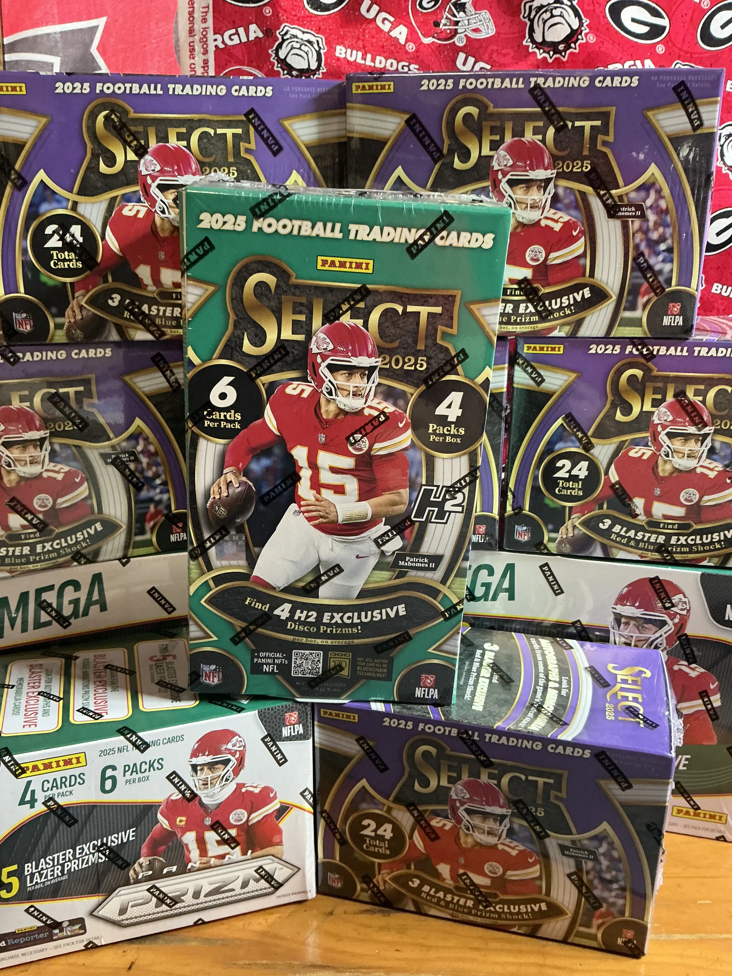 PYT #18 panini (10 BOX) (1) 2025 SELECT H2 (2) 2025 PRIZM HOBBY MEGAS 1 PRIZM BLASTER 6SELECT BLASTERS
