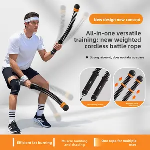 Cordless Spring Battle Rope Swing Rope Physical Training Rope Arm Strength Muscle Exercise Indoor Outdoor Battle Rope Sports
