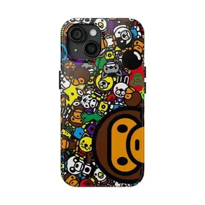 The Baby Monkey Milo - Tough Phone Case for iPhone 16 15 14 13 12 11