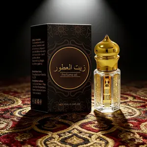 Dubai Fragrance 10ML Middle Eastern Rollerball Perfume for Women, Arabian Fragrance, Long-Lasting Luxury Scent, Floral Natural Fragrance, Alcohol-Free Essential Oils, Portable Court Perfume