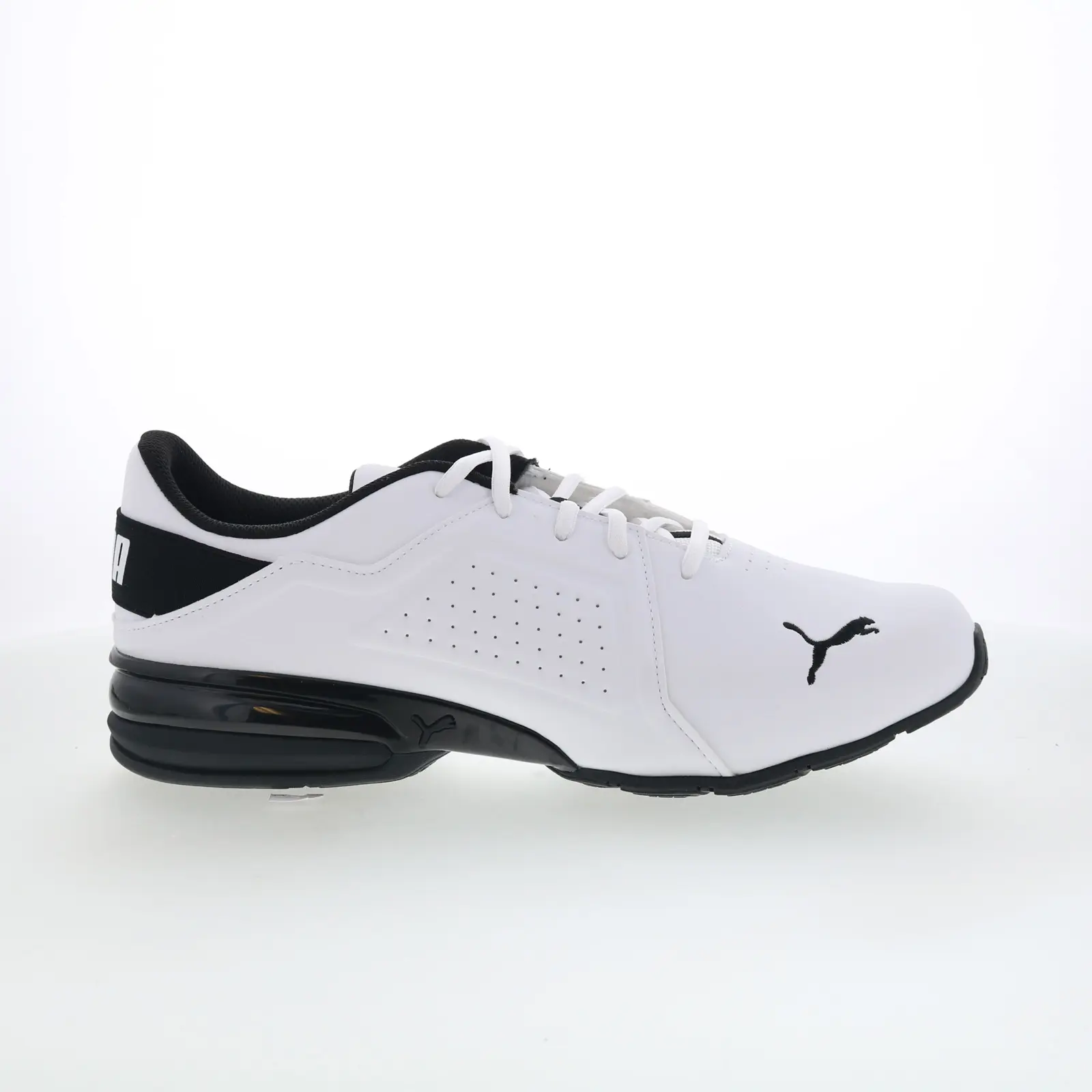 Puma Viz Runner Wide 19416201 Mens White Wide Athletic Running Shoes