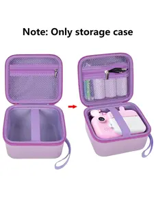 Kid's Plain Color Camera Case, Camera Storage Holder Bag, Camera & Print Paper Storage Bag, Travel Organizer for Kids, Camera Accessories