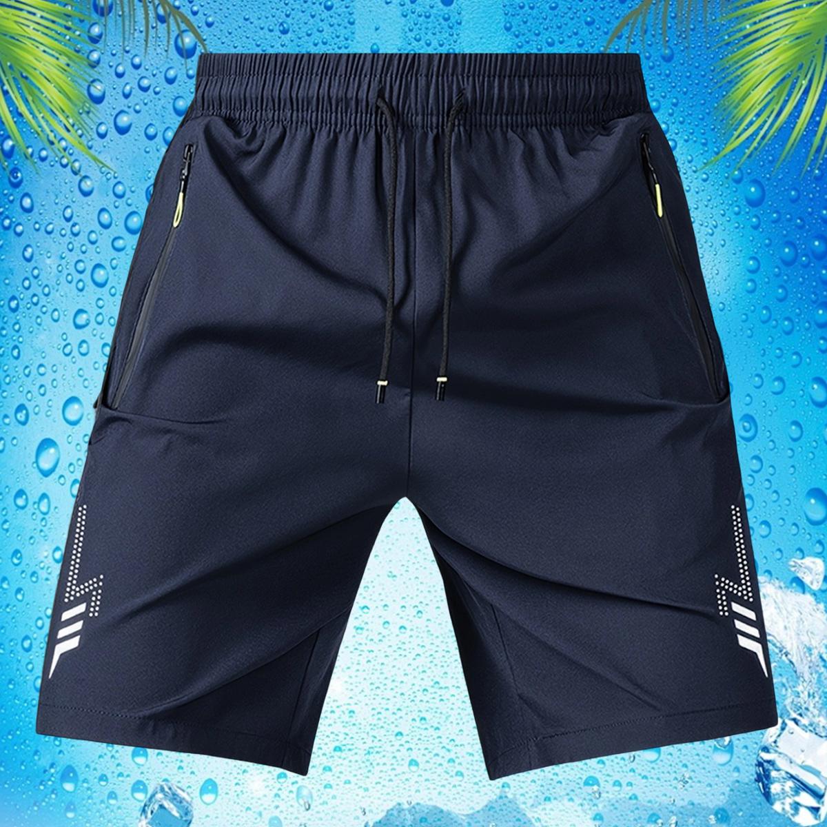 Men’s Two-Piece Shorts Set – Casual and comfortable, with pockets and a drawstring waistband, perfect for travel and everyday wear Menswear Shortsleeve
