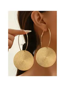 Fashionable Round Hoop Earrings, Classic Circle Design, Stylish Party & Daily Wear Jewelry, Trendy All-match Exquisite Birthday Gift, Elegant & Charming Always