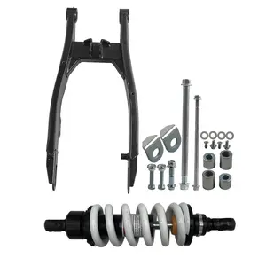 Pit Dirt Bike Rear Swing Arm Swingarm with 11.4” 290mm 1200LBS Rear Shock Absorber for 14" and 16" Wheels CRF TTR SSR CRF50 Apollo Taotao Cross Go Kart Moped Buggy Quad 4 Wheeler Motorcycle