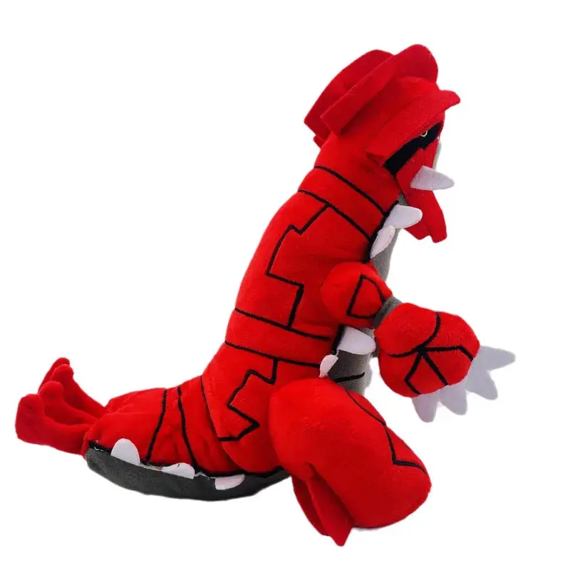Anime Cartoon Stuffed Animal Cute Collectibles - Mega Rayquaza, Groudon, Kyogre, Mudkip, Torchic, Treecko Plush Toys, Soft Cuddly Gift for Children