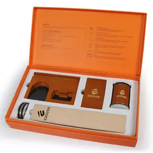 Premium Rolling Knife Sharpener Kit – Complete Luxury Set with Leather Strop, Stand & 2 Extra Discs | Premium Beech Wood Magnetic Sharpener | Kitchen & Pocket Knife Sharpening Tool