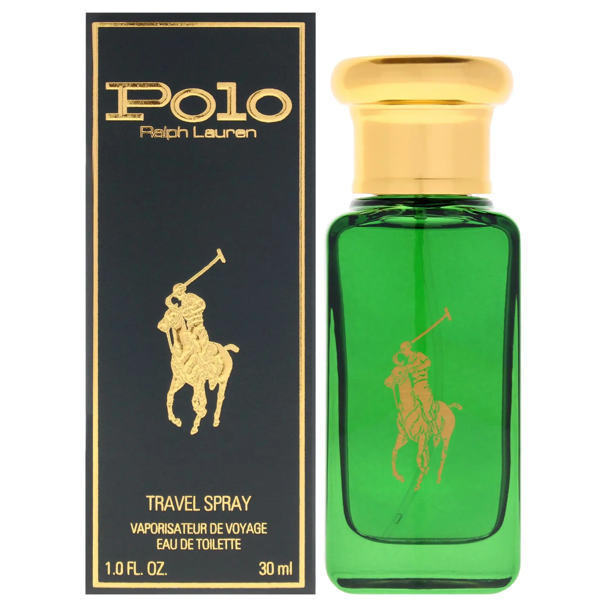 Polo Green by Ralph Lauren, Travel-Ready 1 oz EDT Spray for Men, 1oz Cologne