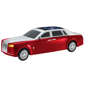 WSTER WS-610 Vintage Rolls-Royce Car Model Bluetooth Speaker with Heavy Subwoofer High Volume Desktop Ornament Bluetooth 5.0 Wireless Connection TF Cards USB Drives Quality Home Gift TikTokShopBlackFriday occasion aux fm radio tws Audio