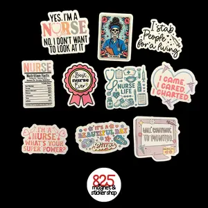 Nurse Bundle | Nurse Life | RN Gifts | Nursing School Essentials | Stickers or Magnets