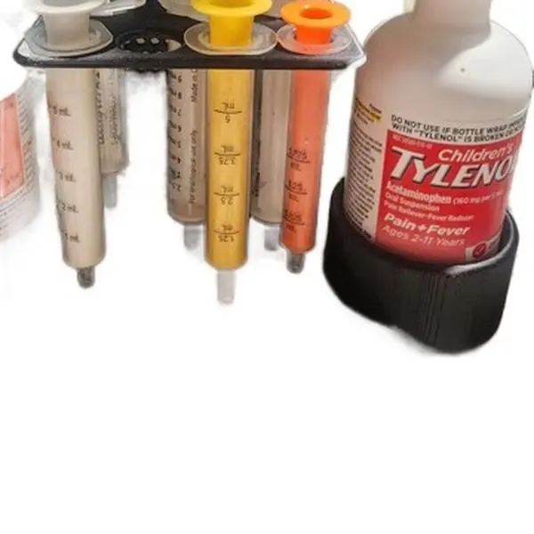 Baby Care Medical Syringe & Medicine Holder - Compact, Organized Storage Solution for Home First Aid Kits