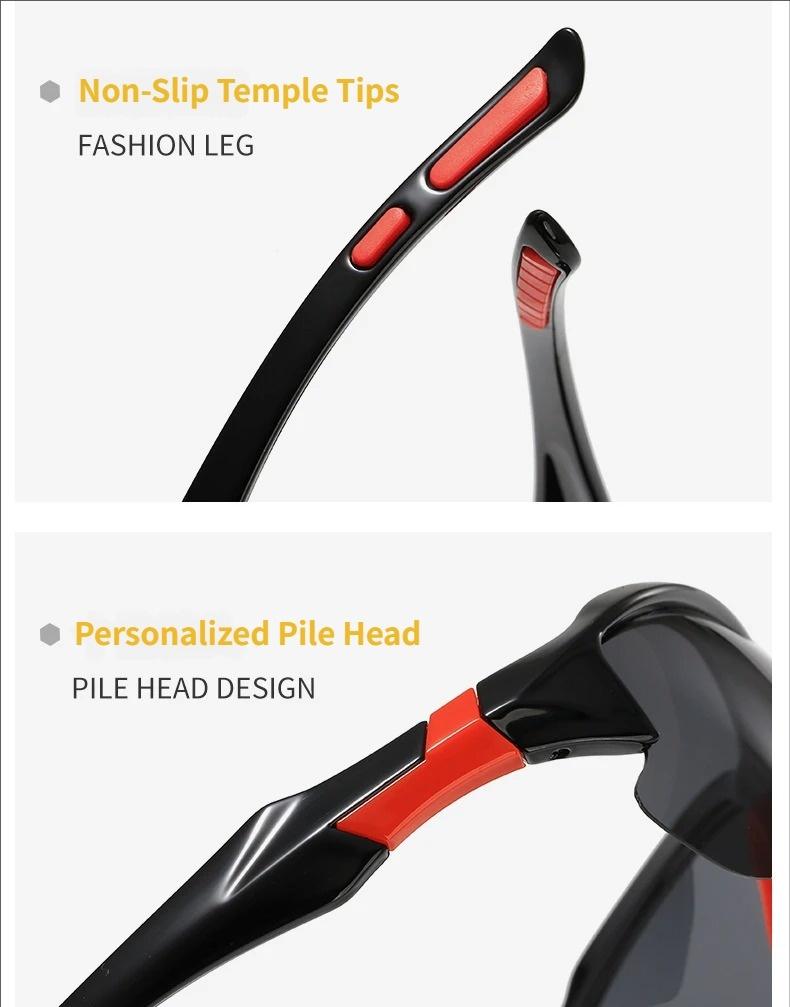 4 Pack Polarized Sports Sunglasses for Men Women Rimless UV400 Protection Anti-Glare Windproof Lightweight Comfort Fit for Running Fishing Golf Driving Cycling Hiking Camping and All Outdoor Sports Activities