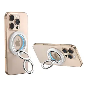 Syncwire Magnetic Phone Ring Holder, 360° Rotation Magnetic Cell Phone Grip Stand Two-Sided Magnetic for Magsafe Compatible with iPhone16/15/14/13/12& All Cellphone-Upgraded