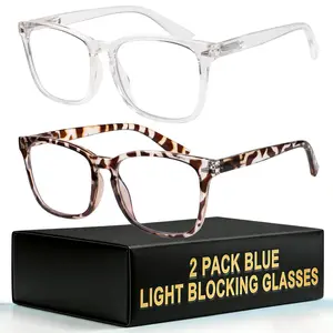 SUNVOES Blue Light Blocking Glasses For Women Men,Non-Prescription Eyeglasses clear Blue Light Lenses,Anti UV Ray Stylish Vintage Ultra-Light TR90 Frames To Reduce Digital Eyestrain/Glare outdoorfun progressive vacation accessory anti-glare lens unisex
