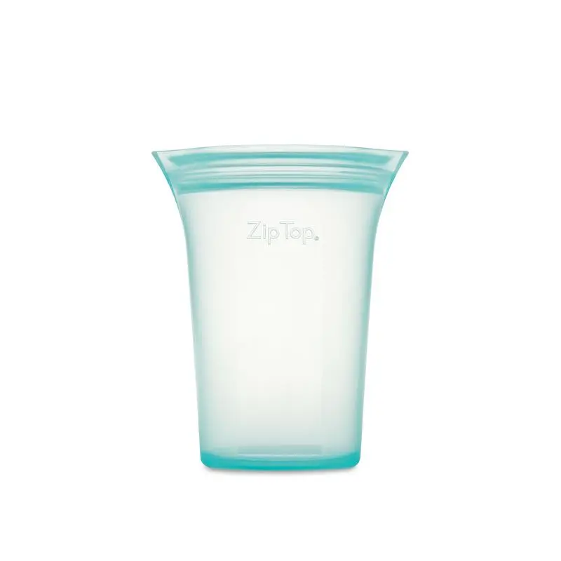 Zip Top 6037390 16 oz Teal Storage Cup
